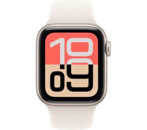 Apple Watch SE 3 40mm (GPS) MEH34 (Starlight Aluminium Starlight Sport Band, S/M)