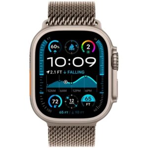 Apple Watch Ultra 3 49mm (GPS+Cellular) (Natural Titanium Milanese Loop - L)