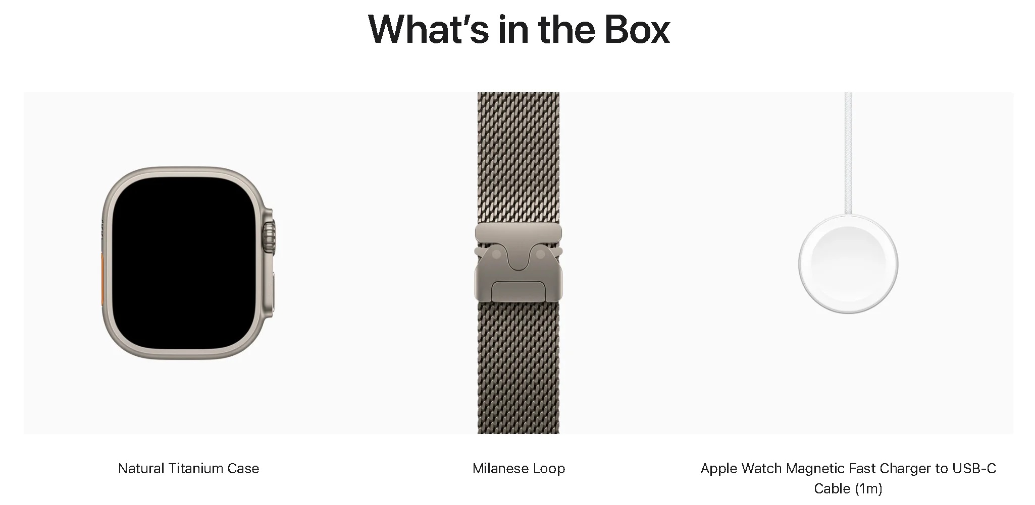 Apple Watch Ultra 3 49mm (GPS+Cellular) (Natural Titanium Milanese Loop - L) - Image 3