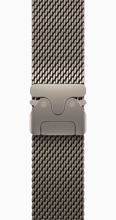 Apple Watch Ultra 3 49mm (GPS+Cellular) (Natural Titanium Milanese Loop - L) - Image 4