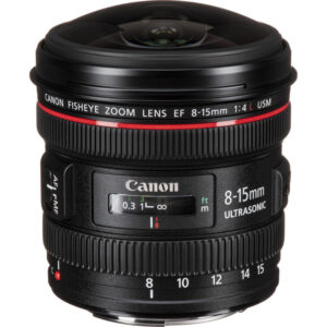 Canon EF 8-15mm f/4 L Fisheye USM Fisheye Ultra-Wide Zoom Lens