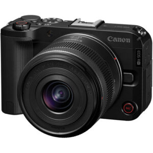 Canon EOS R50 V Mirrorless Camera with RF-S 14-30mm f/4-6.3 IS STM PZ Lens (Black)