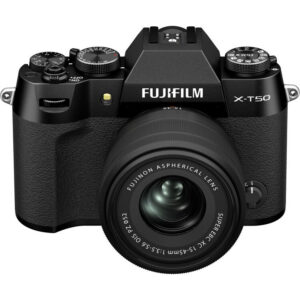 FUJIFILM X-T50 Mirrorless Camera with XC 15-45mm f/3.5-5.6 Lens (Black)