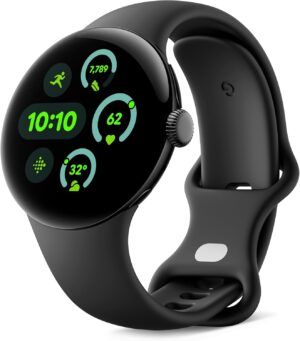 Google Pixel Watch 3 41mm LTE (Matte Black + Obsidian Band)