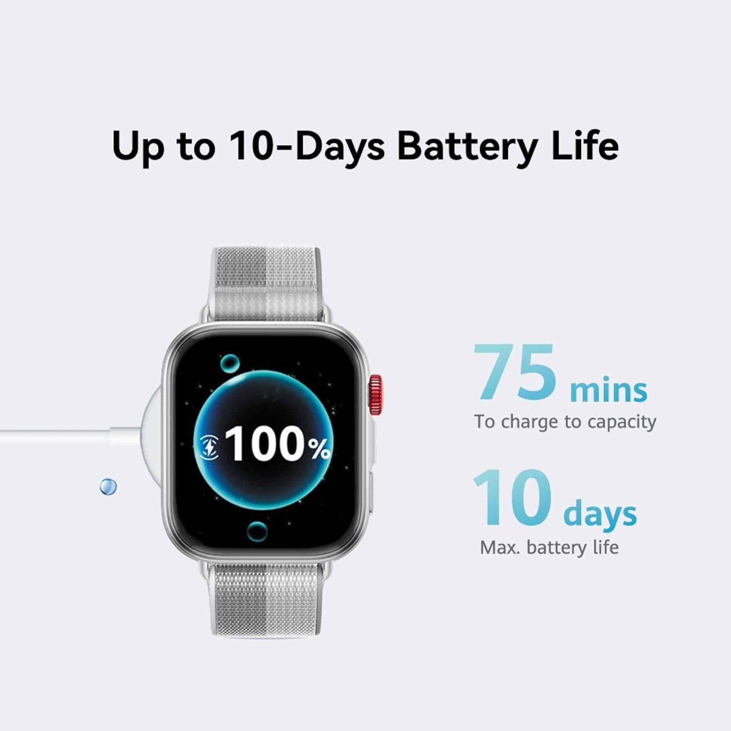 Huawei Watch Fit 4 (Black Fluoroelastomer) - Image 2