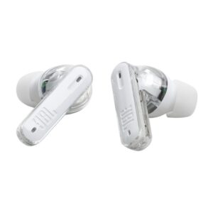 JBL Tune Beam True Wireless Earbuds Ghost Edition (White)