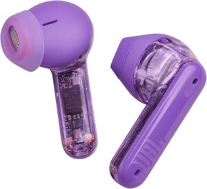 JBL Tune Flex Ghost Edition Wireless Earbuds (Purple)