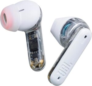 JBL Tune Flex Ghost Edition Wireless Earbuds (White)