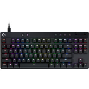 Logitech G PRO X (TKL Rapid) Wired Gaming Keyboard (Black)
