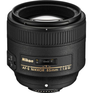 Nikon AF-S NIKKOR 85mm f/1.8 G Lens -Black