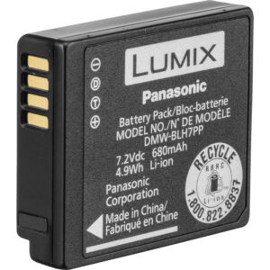 Panasonic DMW-BLH7 Rechargeable Lithium-Ion Battery Pack (7.2V, 680mAh)