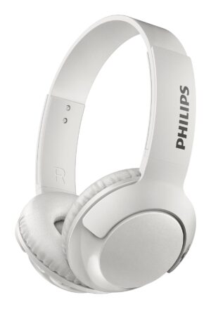 Philips SHB3075M2 On-Ear Wireless Headphones (White)