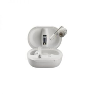 Poly Voyager Free 60+ UC Earbuds with Touchscreen Charge Case (White Sand, BT700C)