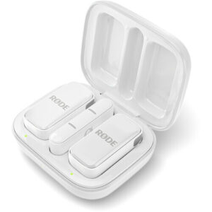 Rode Wireless Micro 2-Person Ultracompact Wireless Microphone System with USB-C Connector 2.4 GHz (White)