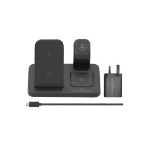 Samsung ITFIT 3 in 1 Wireless Charging Pad (with 30W UK Travel Adaptor) (Black)