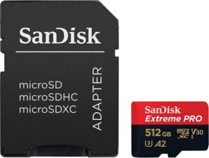 SanDisk 512GB Extreme PRO UHS-I SDHC Memory Card