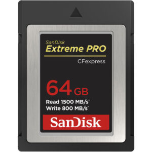 SanDisk 64GB Extreme PRO CFexpress Type B Memory Card