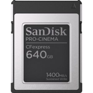 SanDisk PRO-CINEMA CFexpress Type B Memory Card 640GB