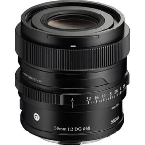 Sigma 50mm f/2 DG Contemporary Lens (Sony E, Black)