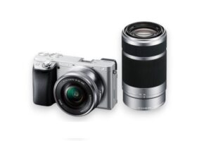 Sony a6400 Mirrorless Camera with 16-50mm & 55-210mm Lens (Silver)