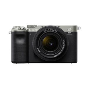 Sony a7C Mirrorless Camera with 28-60mm f/4-5.6 Lens (Silver)