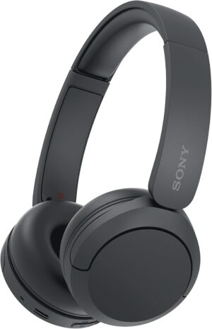 Sony WH-CH520 Wireless On-Ear Headphones with Microphone (Black)