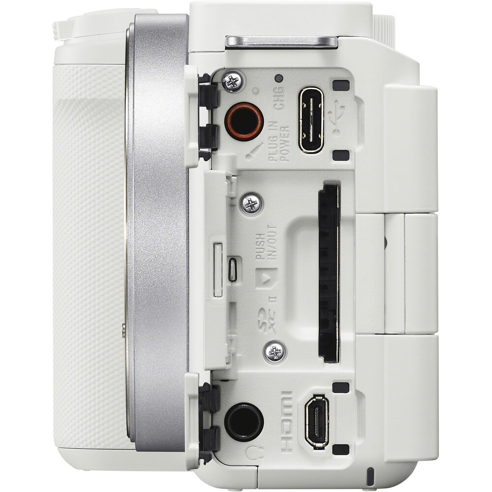 Sony ZV-E10 II Mirrorless Camera with 16-50mm II & 55-210mm Lens (White) - Image 2