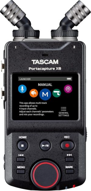 TASCAM Portacapture X6 32-Bit 6-Channel Multitrack Field Recorder
