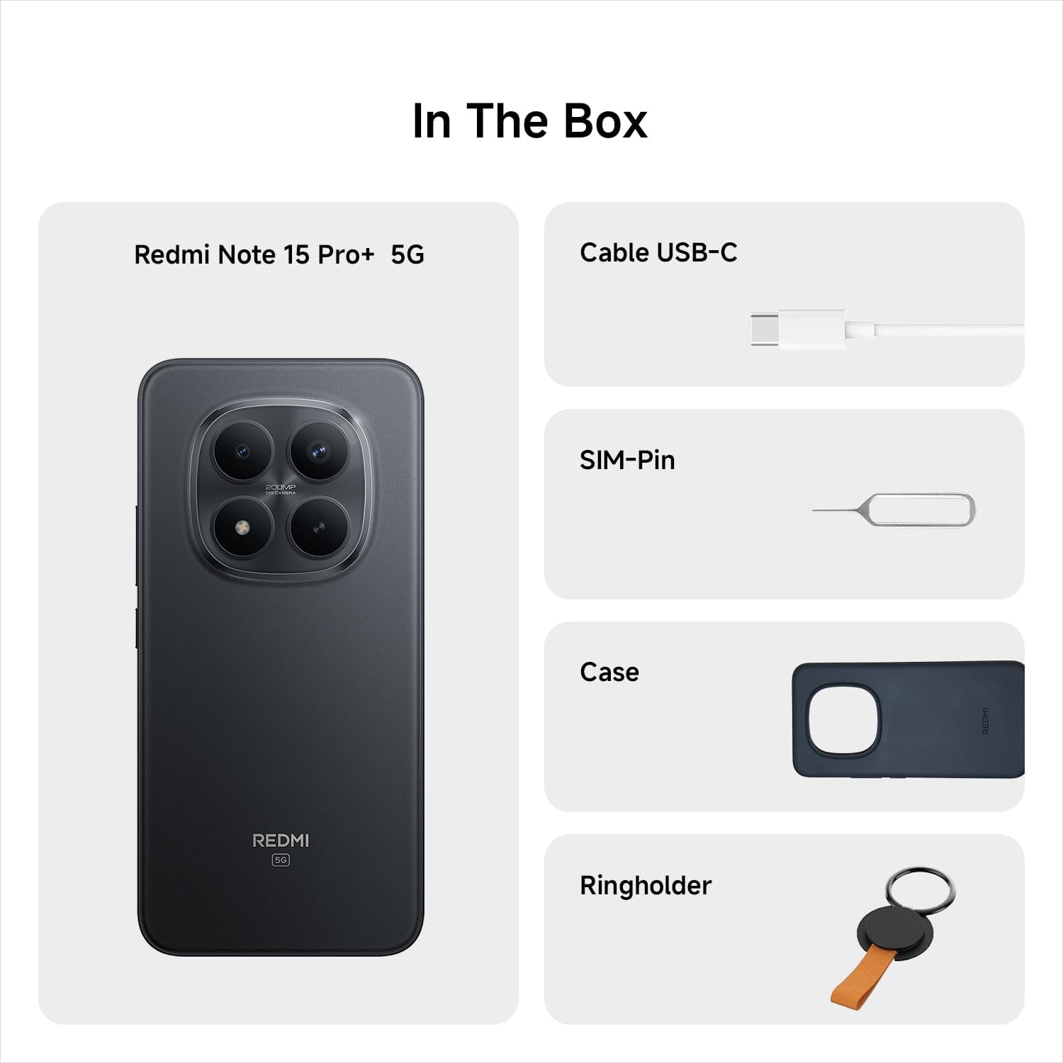 Xiaomi Redmi Note 15 Pro+ 5G (Global Version) 256GB 12GB (Black) - Image 4