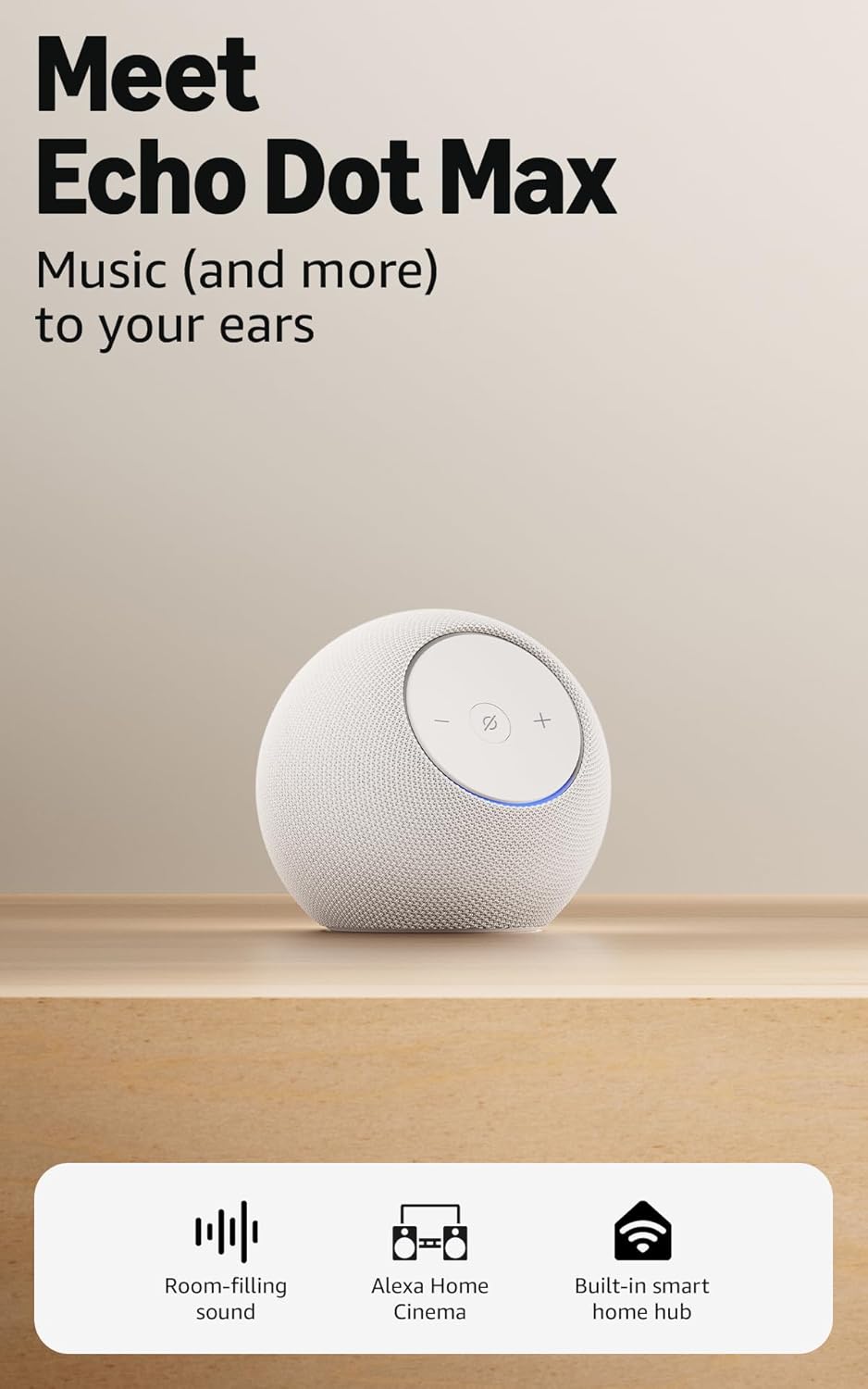 Amazon Echo Dot Max 2025 (White) - Image 2