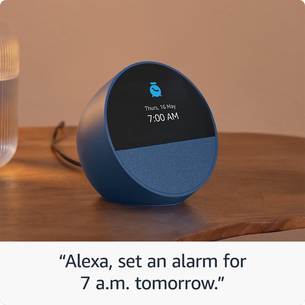 Amazon Echo Spot Speaker (2024) (Black) - Image 3