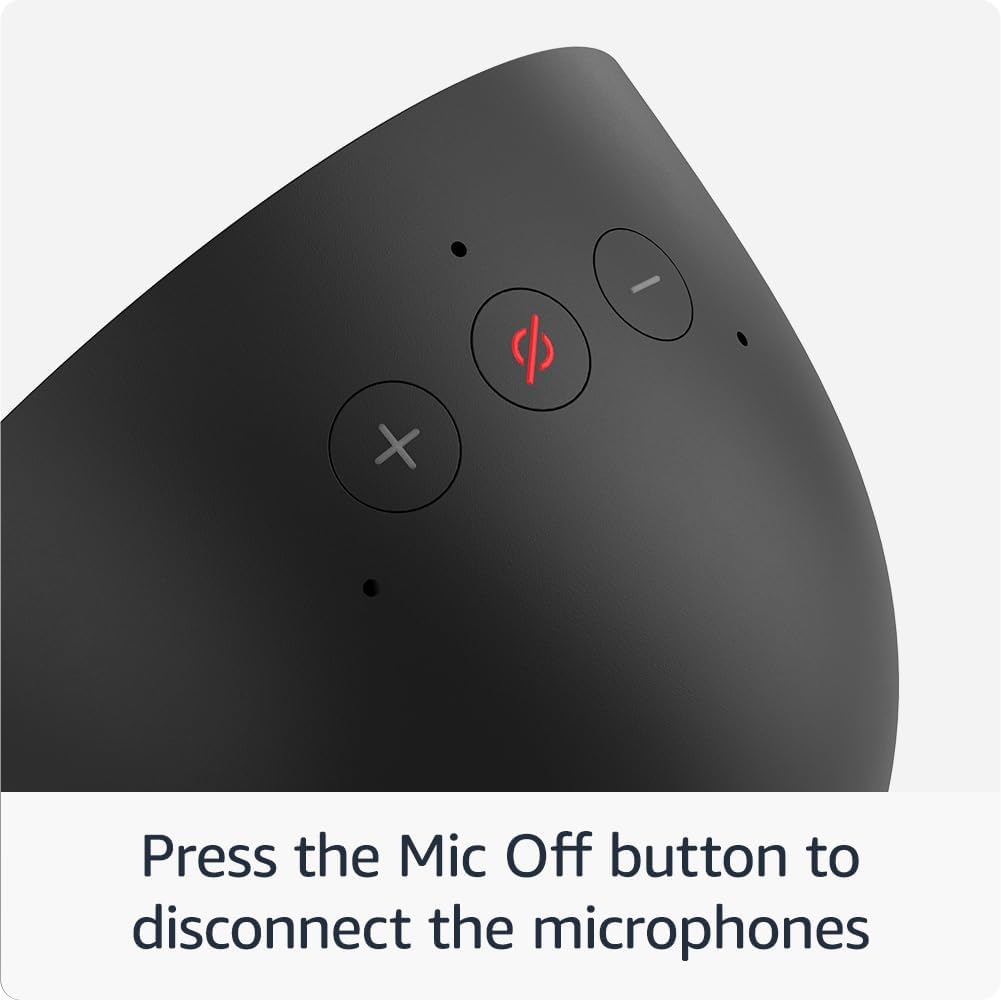 Amazon Echo Spot Speaker (2024) (Black) - Image 4