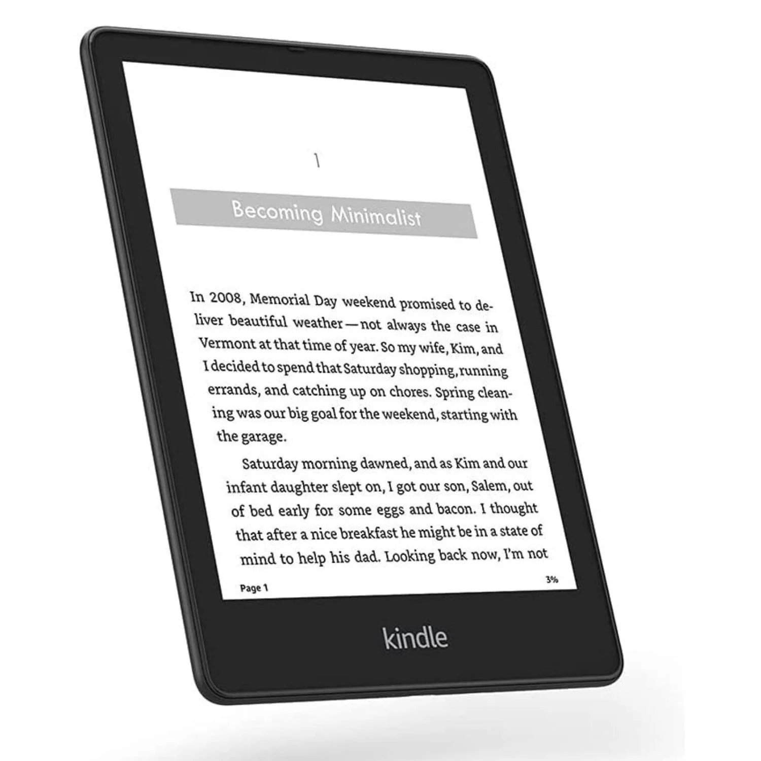 Amazon Kindle Paperwhite 12th Generation Wi-Fi 16GB (Black) - Image 3