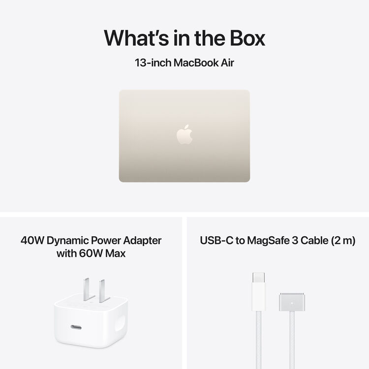 Apple MacBook Air 13" M5 512GB 16GB (MDHA4, Starlight) - Image 4