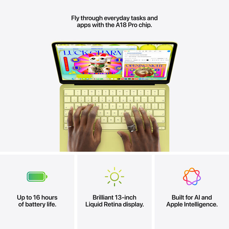Apple MacBook Neo 512GB 8GB (MHFG4, Indigo) - Image 3