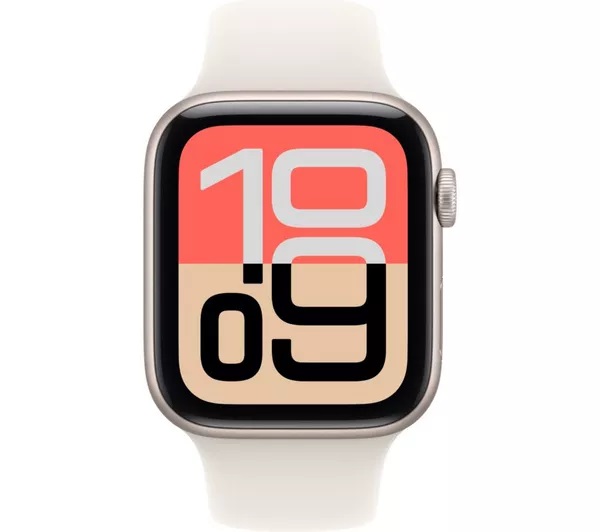 Apple Watch SE 3 44mm (GPS) MEHJ4 (Starlight Aluminium, M/L)