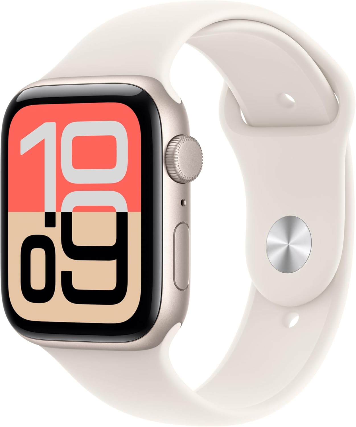 Apple Watch SE 3 44mm (GPS) MEHJ4 (Starlight Aluminium, M/L) - Image 2