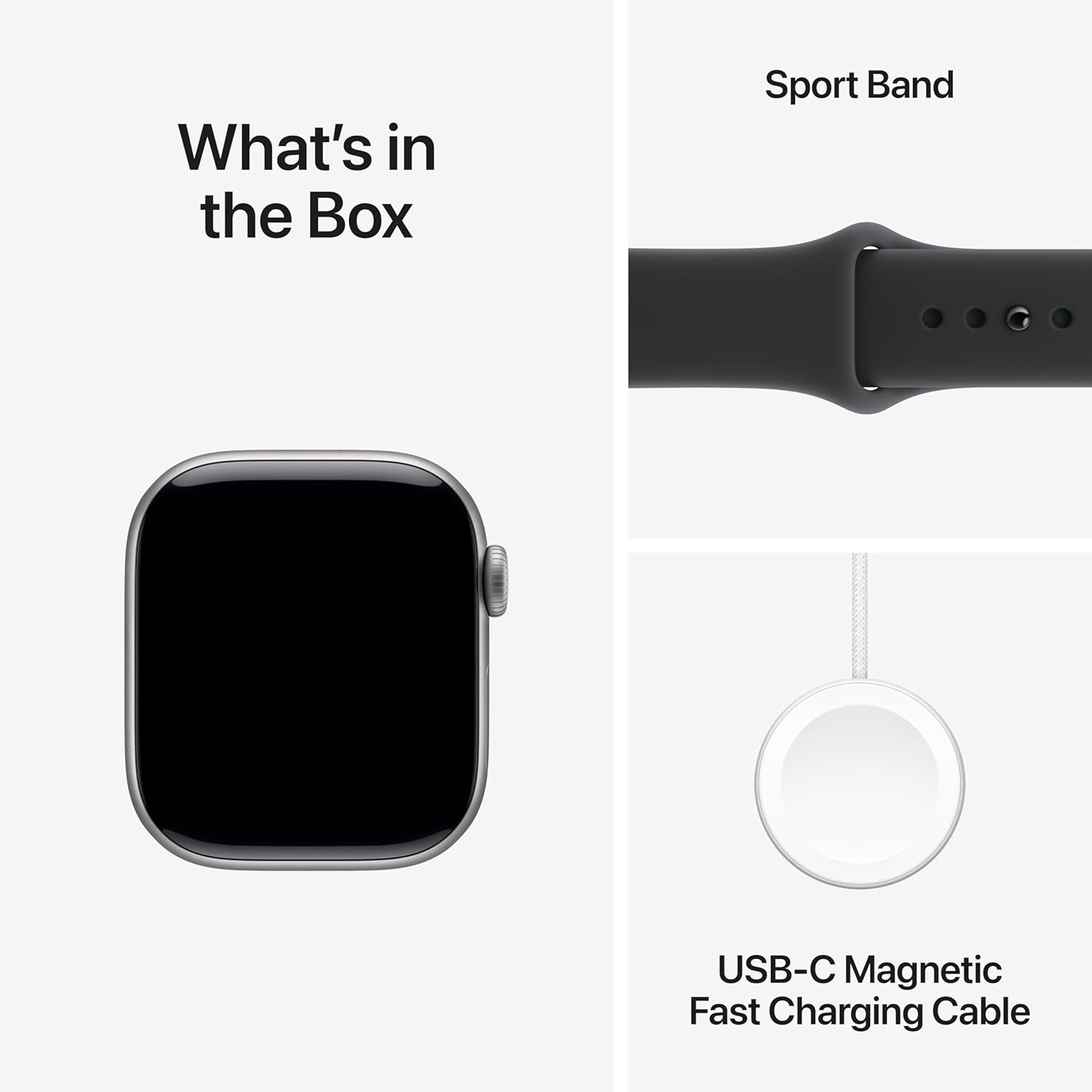 Apple Watch Series 11 42mm (GPS) MEQW4 (Space Grey Aluminium Black Sport Band - S/M) - Image 4