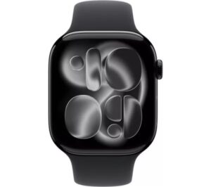 Apple Watch Series 11 46mm (GPS) MEUW4 (Jet Black Aluminium Black Sport Band - S/M)