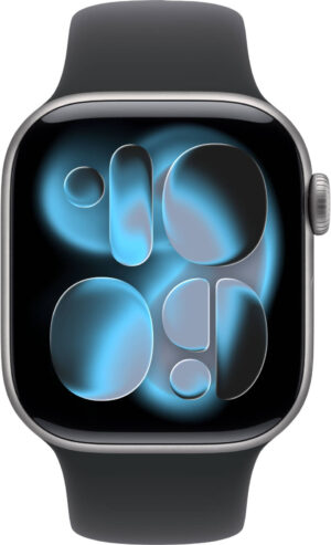 Apple Watch Series 11 46mm (GPS) MEV44 (Space Grey Aluminium Black Sport Band - M/L)