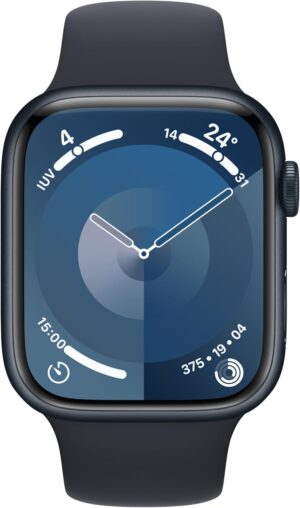 Apple Watch Series 9 41mm (GPS+Cellular) MRM23 (Graphite Stainless Steel with Midnight Sport Band - S/M)