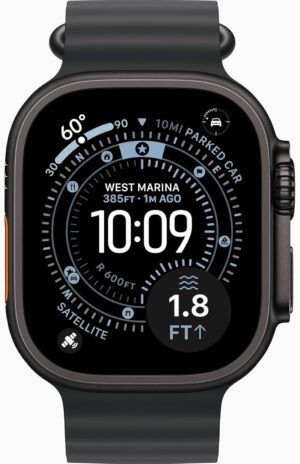 Apple Watch Ultra 3 49mm (GPS+Cellular) MF0J4 (Black Titanium Case with Black Ocean Band)