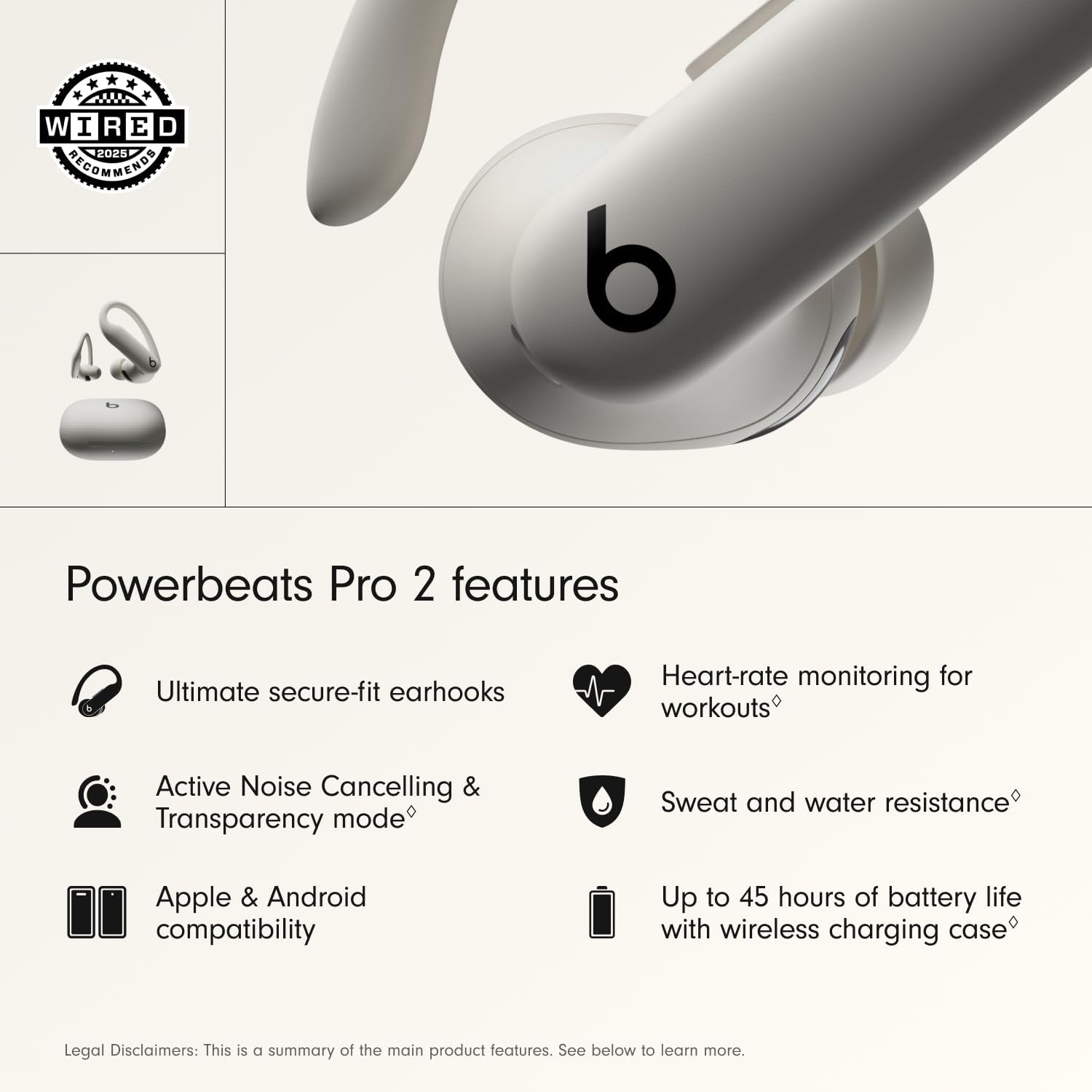 Beats Powerbeats Pro 2 (Sand) - Image 2