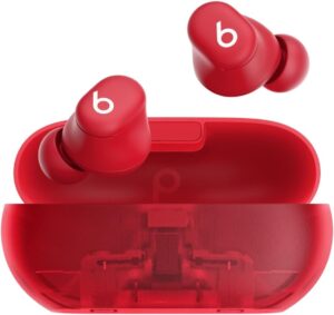 Beats Solo True Wireless Buds (Transparent Red)