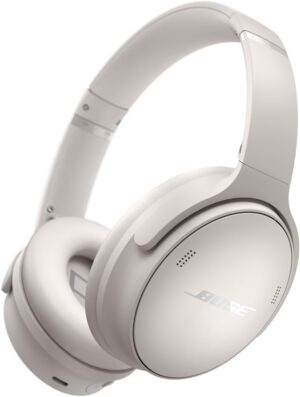 Bose QuietComfort Wireless Over-Ear Active Noise Canceling Headphones (White Smoke)
