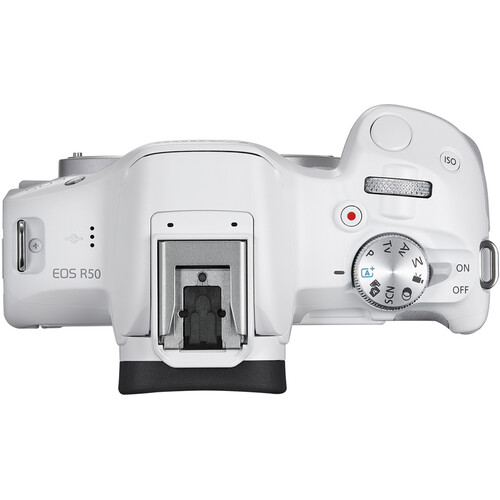 Canon EOS R50 Mirrorless Camera with 18-45mm and 55-210mm Lenses Kit (White) - Image 3