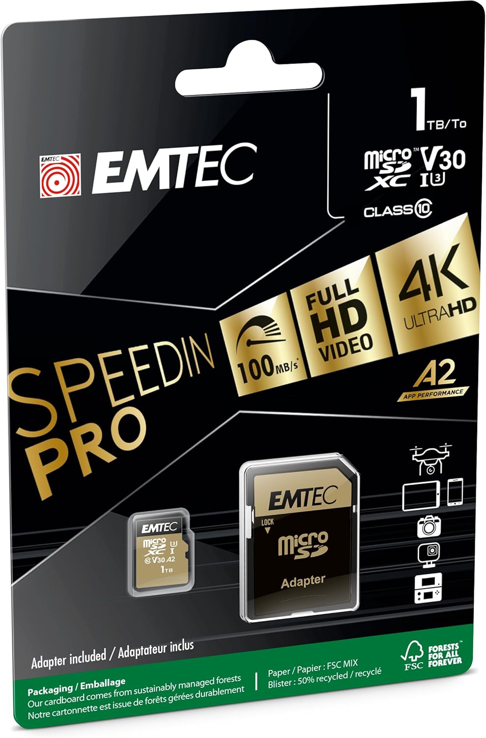 EMTEC V30 Speed in Pro Micro SDXC 1TB - Image 4