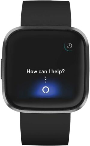 Fitbit Versa 2 Health & Fitness Smartwatch (Black)