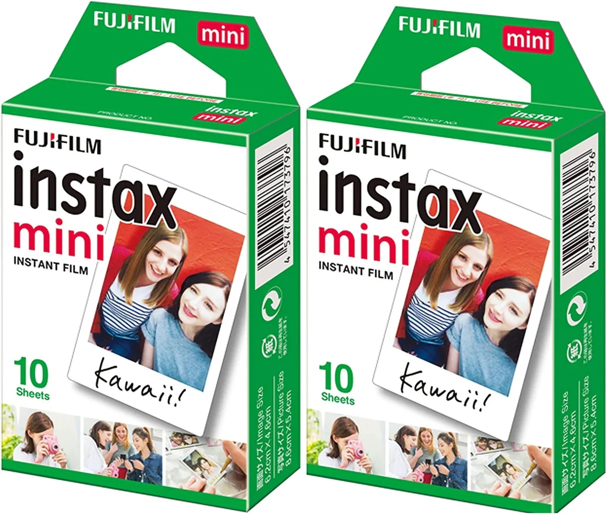 FUJIFILM INSTAX MINI Film (10 Sheets x 2 Packs)