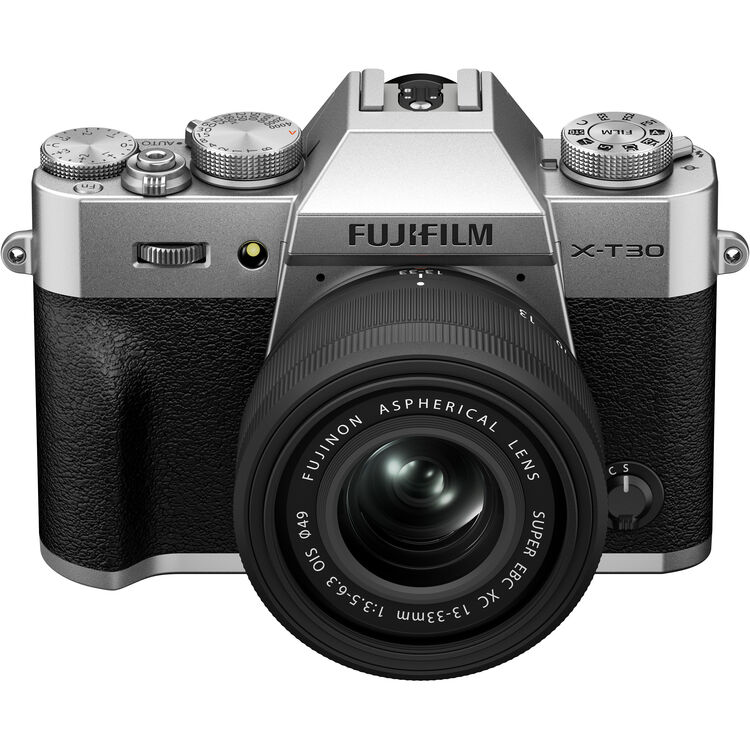 FUJIFILM X-T30 III Mirrorless Camera with 13-33mm f/3.5-6.3 Lens (Silver)
